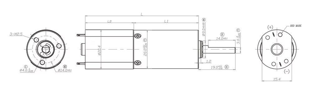 SGS 1875rpm drehmomentstarkes axiales Endspiel des Gang-Motor12v-24vdc für Staubsauger 0